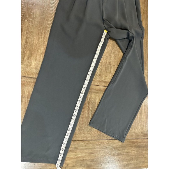 NWT AHA Selected Drooping High Waist Long Dress Pants Women’s Size Large Gray - Picture 13 of 16